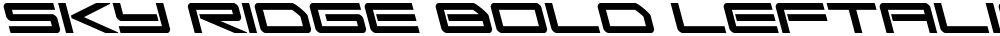 Sky Ridge Bold Leftalic