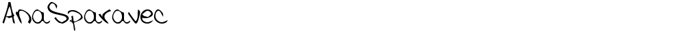 AnaSparavec