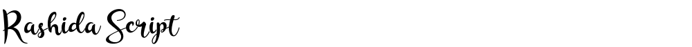 Rashida Script