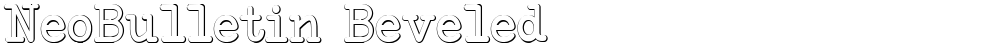 NeoBulletin Beveled