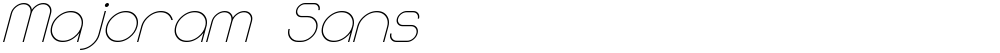 Majoram Sans
