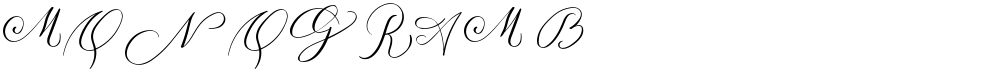 MONOGRAM B