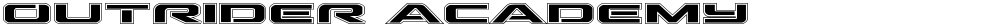 Outrider Academy