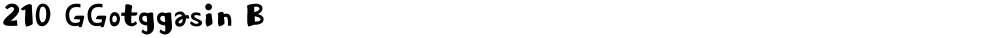 210 GGotggasin B
