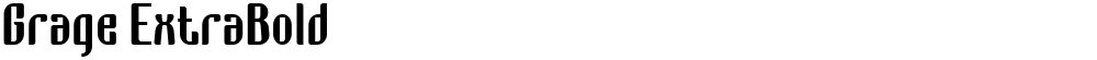 Grage ExtraBold