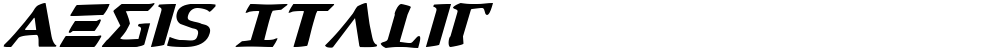 Aegis Italic