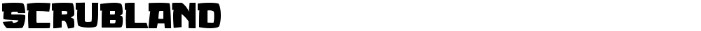 SCRUBLAND