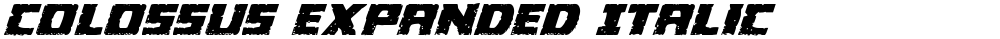 Colossus Expanded Italic