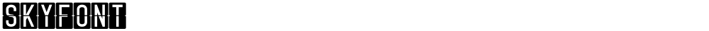 Skyfont