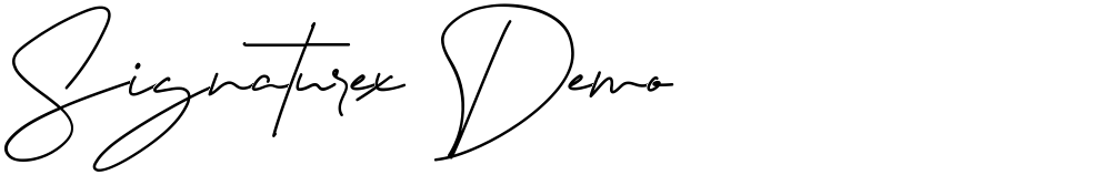 Signaturex Demo