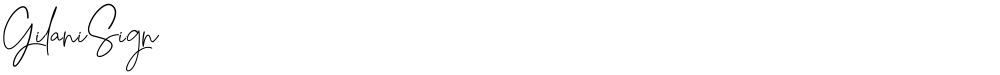 Gilani Sign