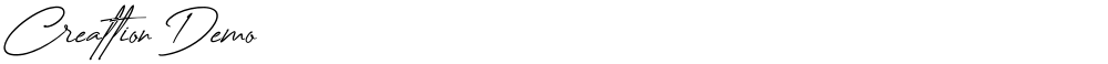 Creattion Demo