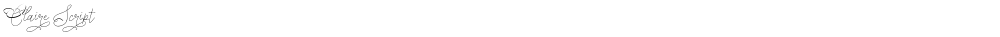 Claire Script