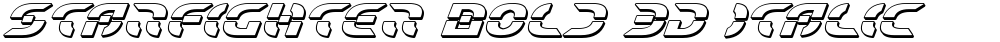 Starfighter Bold 3D Italic