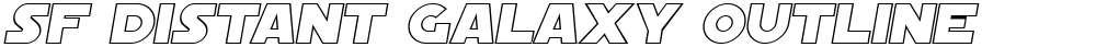 SF Distant Galaxy Outline