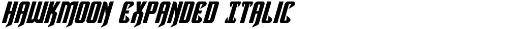 Hawkmoon Expanded Italic