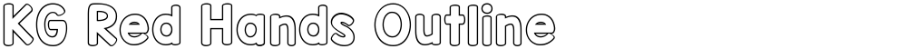 KG Red Hands Outline