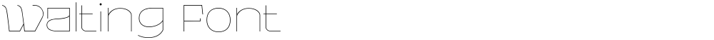 Walting Font