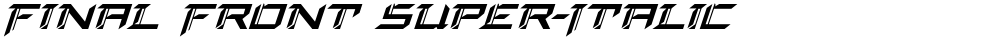 Final Front Super-Italic