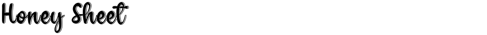 Honey Sheet