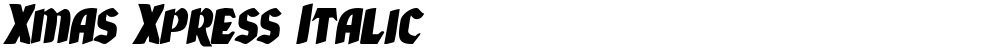 Xmas Xpress Italic