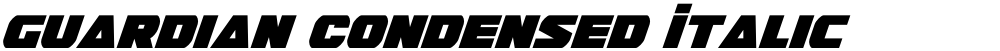 Guardian Condensed Italic