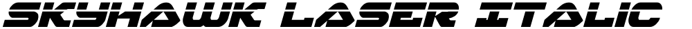 Skyhawk Laser Italic