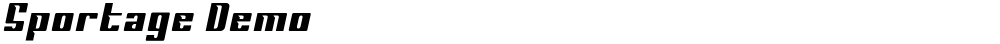 Sportage Demo