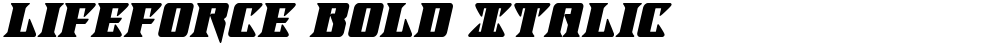 Lifeforce Bold Italic