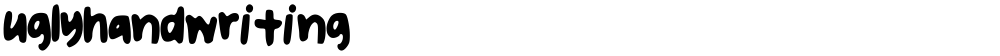 uglyhandwriting