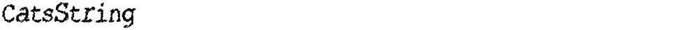 CatsString