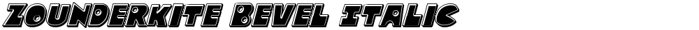 Zounderkite Bevel Italic