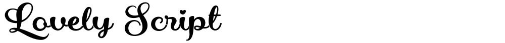 Lovely Script