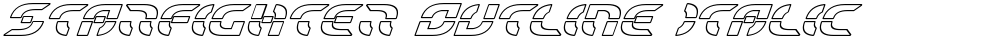 Starfighter Outline Italic