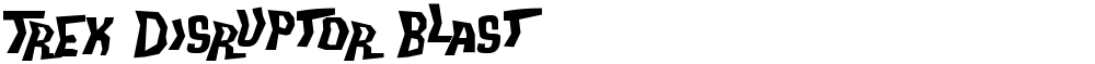 Trek Disruptor Blast
