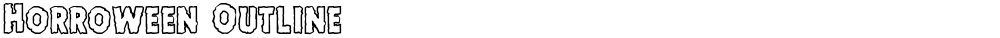 Horroween Outline