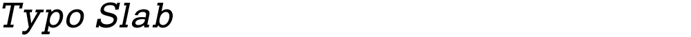 Typo Slab