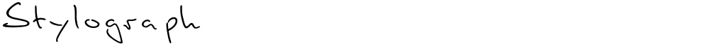 Stylograph