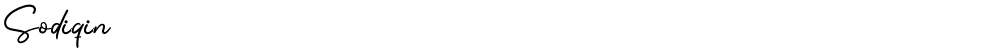 Sodiqin