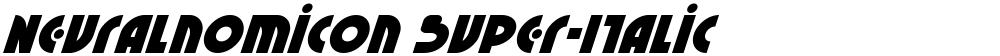 Neuralnomicon Super-Italic