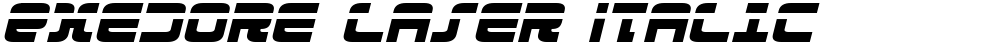 Exedore Laser Italic