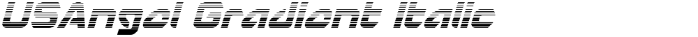 USAngel Gradient Italic