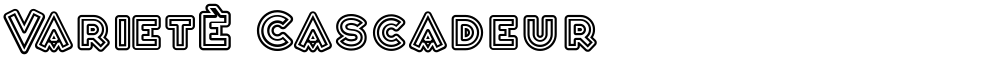 VarietÈ Cascadeur