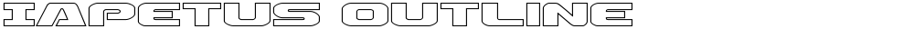 Iapetus Outline