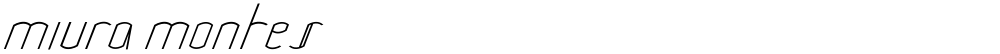 Miura Montes