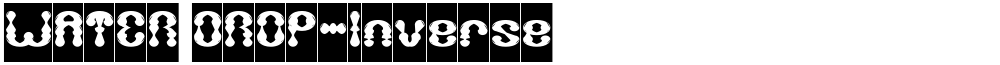 WATER DROP-Inverse