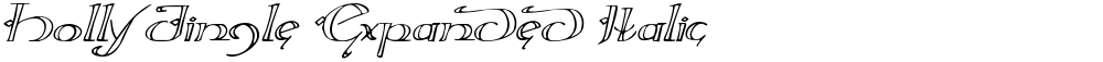 Holly Jingle Expanded Italic