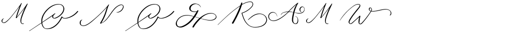 MONOGRAM W
