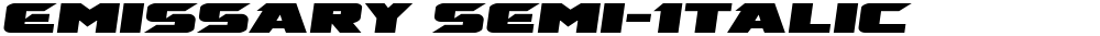 Emissary Semi-Italic