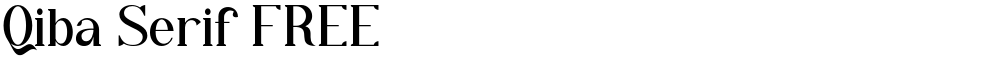 Qiba Serif FREE